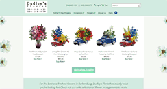 Desktop Screenshot of dudleysflorist.com